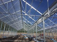 四川凉山光伏温室施工现场